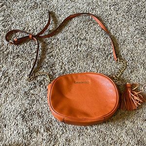 Michael Kors orange crossbody bag